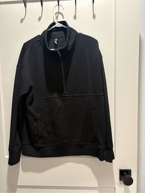 GAIAM Women’s Like New Black Quarter-Zip Pullover Sweatshirt
